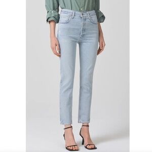 Citizens of Humanity Jolene High Rise Vintage Slim Jeans, Lush